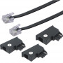 Schwaiger TAL6306533 universalus telefono kabelis, 6 m, RJ-11, juodas