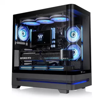 Thermaltake Arcus 290 TG ARGB Midi Tower PC korpusas, juodas, grūdintas stiklas