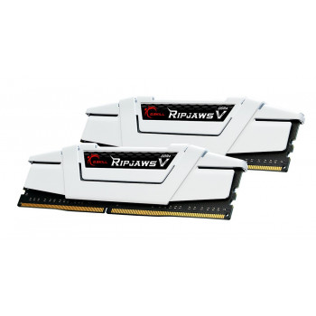 G.Skill Ripjaws V F4-3600C16D-16GVWC DDR4-3600 operatyviosios atminties rinkinys, 16 GB (2 x 8 GB), CL16, XMP2, baltas