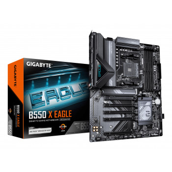 Gigabyte B550 X EAGLE pagrindinė plokštė su AM4 lizdu, DDR4, iki 128 GB