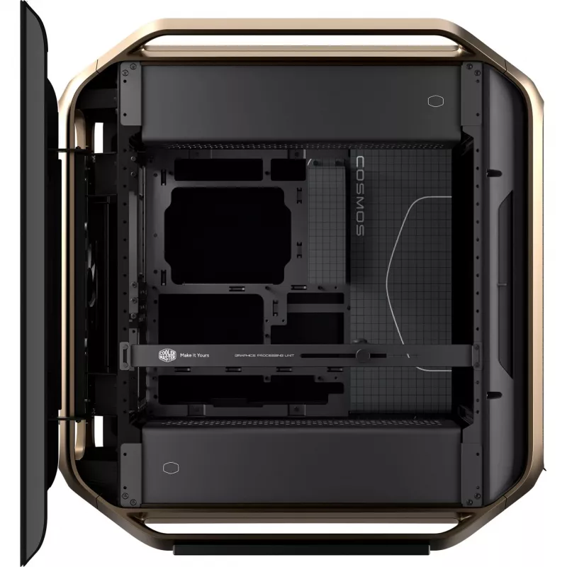 Cooler Master COSMOS Alpha Gold C700-GGNN-S00 kompiuterio korpusas, aukso ir juodos spalvos, grūdintas stiklas