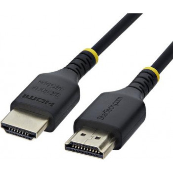 StarTech.com HDMI21-CBL-SLIM-50C plonas HDMI 2.1 laidas, 50 cm, juodas