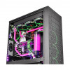 Thermaltake Pacific PETG 45° dvigubo suspaudimo jungtis vamzdeliui, išorinis skersmuo 16 mm, G1/4, juoda (CL-W098-CA00BL-A)