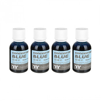 Thermaltake Tt Premium Concentrate aušinimo skysčio koncentratas, mėlynos spalvos, 4 × 50 ml (CL-W163-OS00BU-A)