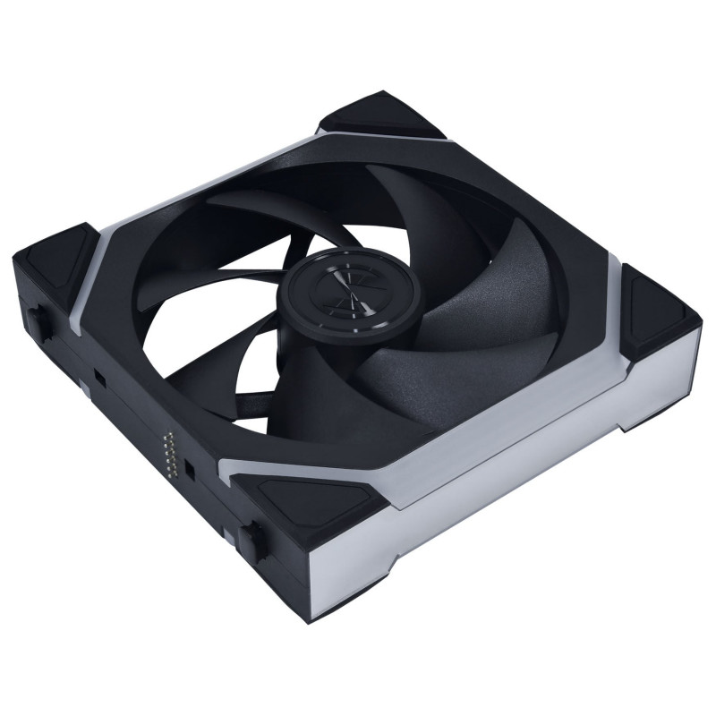 Lian Li UNI FAN SL FLEX Wireless PWM kompiuterio korpuso aušintuvas, ARGB, Infinity Mirror, 120 mm, juodos spalvos