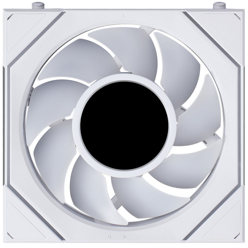 Lian Li UNI FAN SL-INF 120 FLEX LCD Wireless kompiuterio korpuso aušintuvas, ARGB ir LCD, 120 mm, baltos spalvos