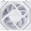 Lian Li UNI FAN SL-INF 120 FLEX LCD Wireless kompiuterio korpuso aušintuvas, ARGB ir LCD, 120 mm, baltos spalvos