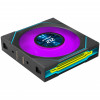 Lian Li UNI FAN SL-INF LCD FLEX Wireless kompiuterio korpuso aušintuvai (3 vnt.) su valdikliu, ARGB ir LCD, Reverse Blade, 120 mm, juodos spalvos