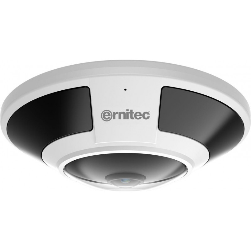 Ernitec Saturn Pro 12MP žuvies akies stebėjimo kamera, 15 m, PoE, IP66, IK10, NDAA