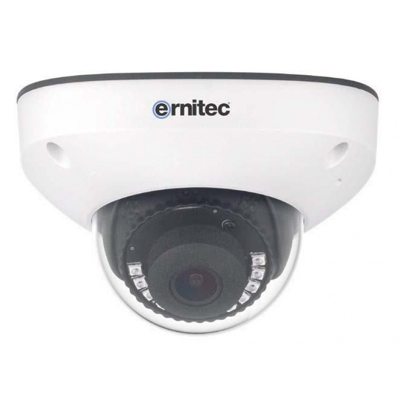 Ernitec Pluto 5MP mini kupolinė stebėjimo kamera, PoE, IP66, NDAA