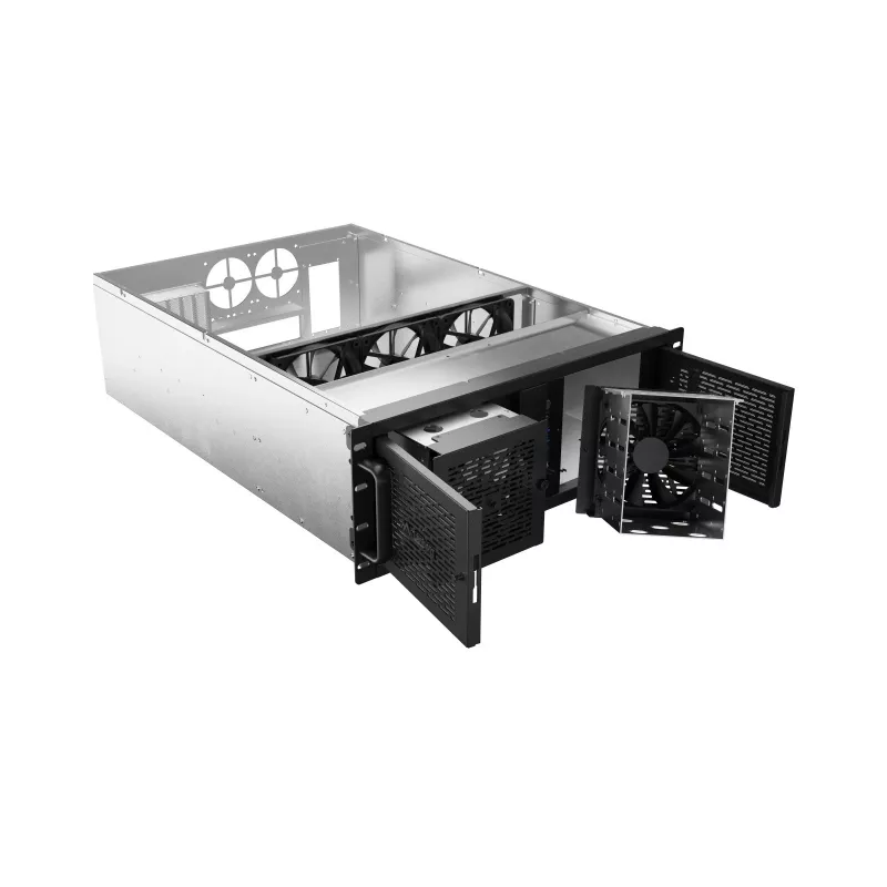 Lanberg SC01-6504-12B serverio dėžė, E-ATX 650/12, 19 colių, 4U