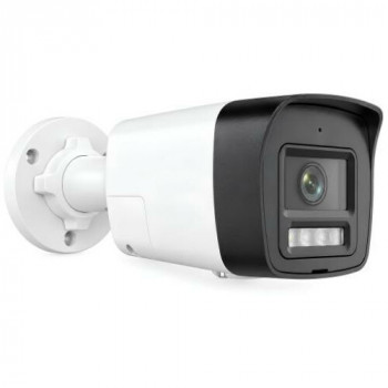 Miton NT-IP108CA-DL IP vaizdo kamera, 8 MP 4K, 2,8 mm objektyvas, IR ir baltas šviesos apšvietimas, IP67, PoE