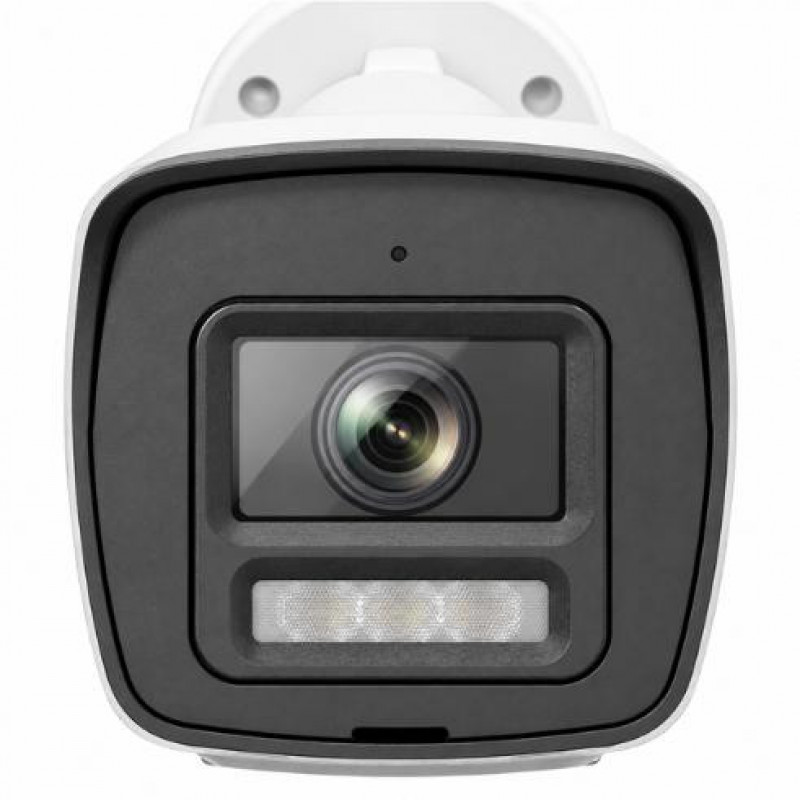 Miton NT-IP108CA-DL IP vaizdo kamera, 8 MP 4K, 2,8 mm objektyvas, IR ir baltas šviesos apšvietimas, IP67, PoE