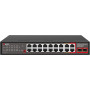 Getfort GF-120G-16P-240 PoE tinklo komutatorius, 16 x 10/100 PoE + 2 x GE + 2 x SFP, 240 W