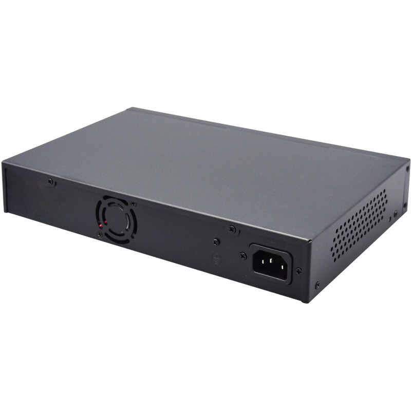 Getfort GF-220G-16P-240 PoE tinklo komutatorius, 16 x GE PoE + 2 x GE + 2 x SFP, 240 W