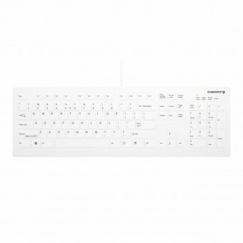 Cherry Contour Active Key AK-C8112-U1-W/EU medicininė klaviatūra su laidu, ES klavišų išdėstymas, balta