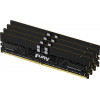 Kingston FURY Renegade Pro KF564R32RBE2K4-128 DDR5-6400 ECC registruotos atminties modulių rinkinys, 128 GB (4 x 32 GB), CL32, juodas