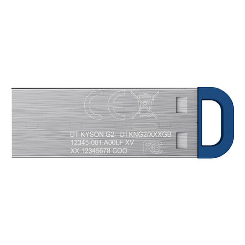Kingston DataTraveler Kyson DTKNG2/128GB USB raktas, 128 GB, USB 3.2 Gen 1, metalinis