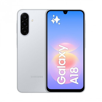 Samsung Galaxy A18 4G SM-A185FZSDEUE telefonas su dviem SIM, 4 GB RAM, 128 GB, sidabrinės spalvos