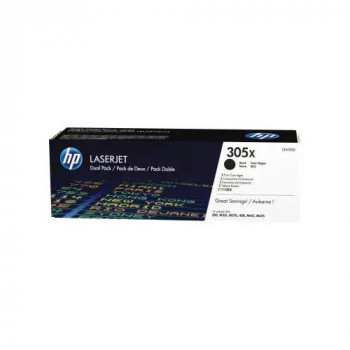 HP 305X CE410XD juoda tonerio kasetė (2 vnt.)