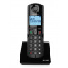 Alcatel S280 EWE DECT belaidis telefonas su garsiakalbio funkcija, juodos spalvos