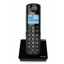 Alcatel S280 EWE DECT belaidis telefonas su garsiakalbio funkcija, juodos spalvos