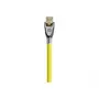 Good Connections PYTHON GC-M0075 DisplayPort 1.2 laidas, 4K2K / UHD, paauksuotos jungtys, OFC, nailoninis apipynimas, geltonos spalvos, 1 m