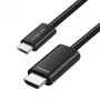 LogiLink UA0471 USB 3.2 Gen1 Type-C – HDMI laidas, 4K/30 Hz, pintas, juodas, 3 m