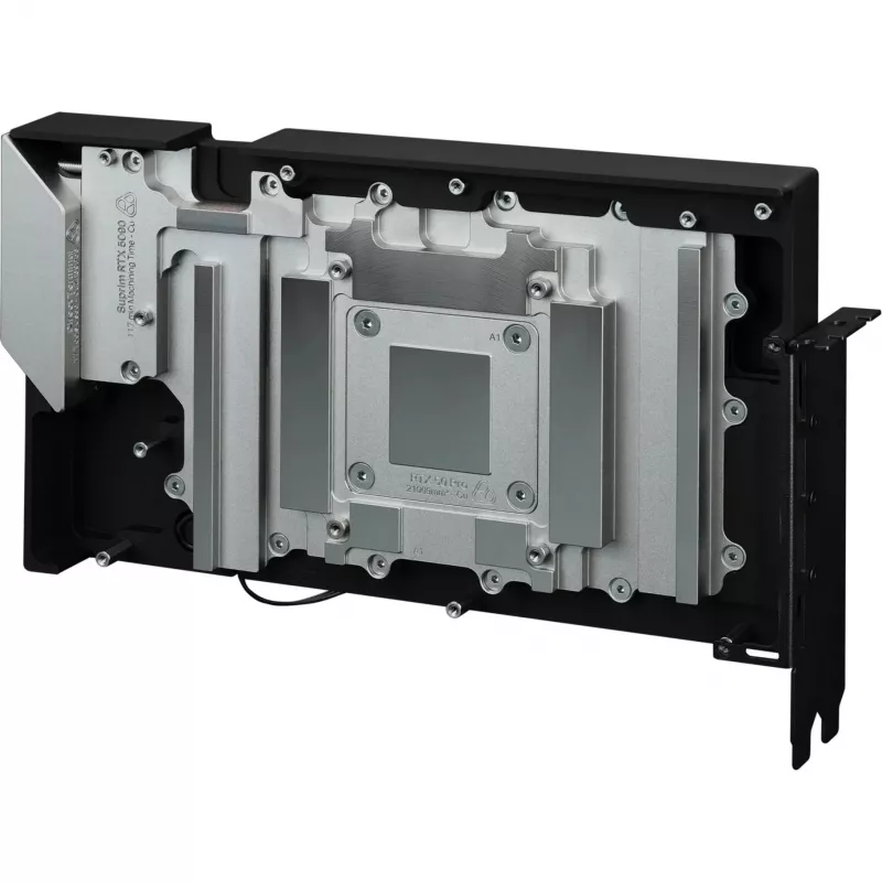 Thermal Grizzly DeltaMate GPU vandens blokas Suprim 5090 plokštei, juodas/sidabrinis