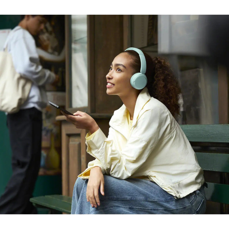 Sony WH-CH530 belaidžio ryšio Bluetooth ausinės, mėtos spalvos