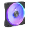 NZXT F140U Ultra RGB kompiuterio korpuso ventiliatorius, 140 mm, juodas, RF-E14US-BA