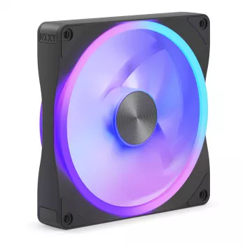 NZXT F140U Ultra RGB kompiuterio korpuso ventiliatorius, 140 mm, juodas, RF-E14US-BA
