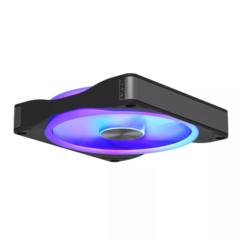 NZXT F140U Ultra RGB kompiuterio korpuso ventiliatorius, 140 mm, juodas, RF-E14US-BA
