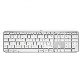 Logitech Master Series MX Keys S for Mac 920-011628 klaviatūra Mac kompiuteriams, šveicariškas klavišų išdėstymas (CH), šviesiai pilkos spalvos