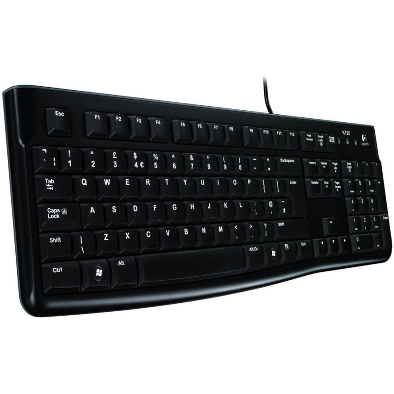 Logitech K120 920-002487 USB klaviatūra su estų kalbos išdėstymu