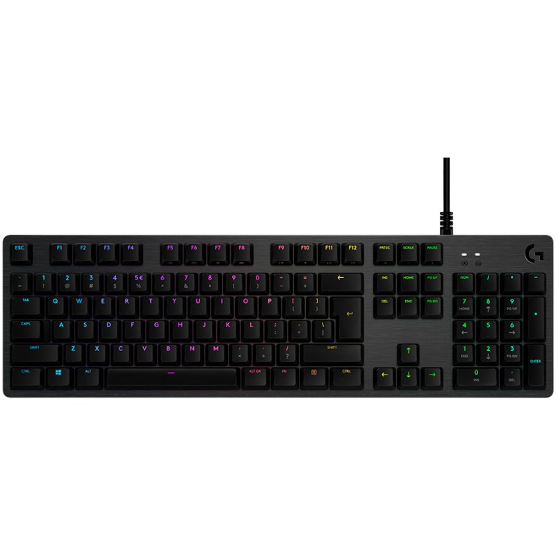 Logitech G512 920-009350 apšviečiama mechaninė žaidimų klaviatūra su GX mechanizmais
