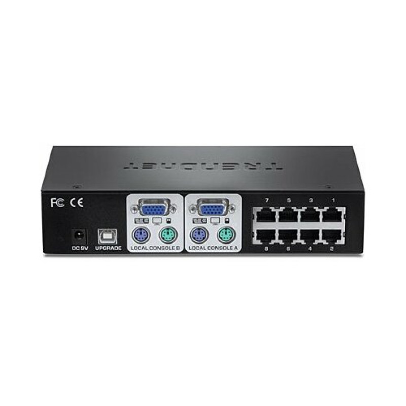 TRENDnet TK-CAT508 KVM perjungiklis, 8 KVM prievadų