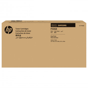 HP SU374A tonerio kasetės (buvęs kodas Samsung CLT-P406B/ELS), 2 vnt. pakuotėje