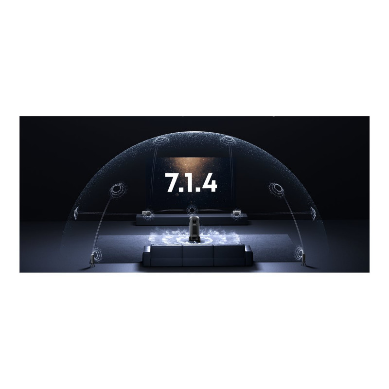 Anker Nebula X1 Pro (D21513F1) 4K UHD (3840 x 2160) projektorius, 3500 ANSI liumenų, su Wi-Fi, juodos spalvos