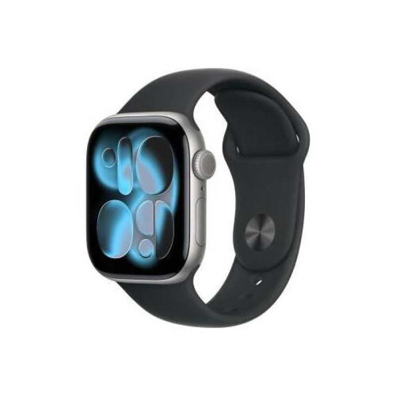 Apple Watch Series 11 5G išmanusis laikrodis su 42 mm aliuminio korpusu, S/M, pilkas, MF8A4QL/A