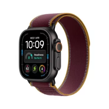 Apple Watch Ultra 4 išmanusis laikrodis, GPS + Cellular, 49 mm, juodas, Trail Loop bordo, M/L