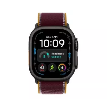 Apple Watch Ultra 4 išmanusis laikrodis, GPS + Cellular, 49 mm, juodas, Trail Loop bordo, M/L