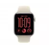 Apple Watch SE 3 išmanusis laikrodis su GPS + Cellular, 44 mm, žvaigždžių šviesos spalvos aliuminio korpusas, smėlio spalvos sportinė apyrankė S/M