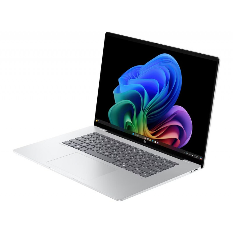HP OmniBook 5 16-bf0008nf nešiojamas kompiuteris, Qualcomm Snapdragon X, 16 GB RAM, 512 GB SSD, 16 colių WUXGA OLED, atnaujintas
