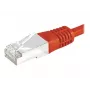 Exertis Connect S/FTP (PIMF) CAT.6A tinklo jungiamasis kabelis, 3 m, raudonas