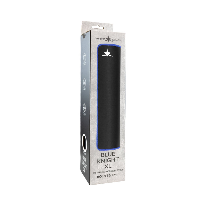 White Shark BLUE KNIGHT XL GMP-2103 pelės kilimėlis žaidėjams, 800x350 mm