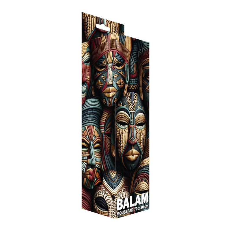 Sbox BALAM XL MP-04 kilimėlis pelei, 700x300 mm, juodas su piešiniu