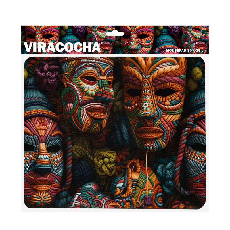 Sbox VIRACOCHA M MP-07 kilimėlis pelei, 300x250 mm, juodas su piešiniu