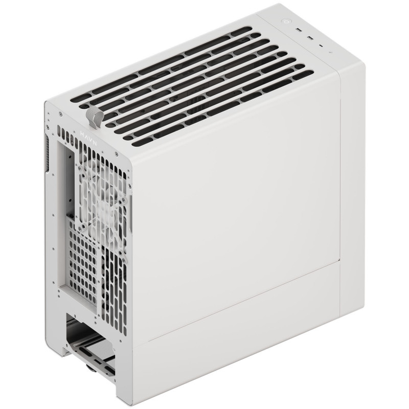 HAVN BF 360 Flow Solid kompiuterio dėžė, Midi Tower, E-ATX, balta