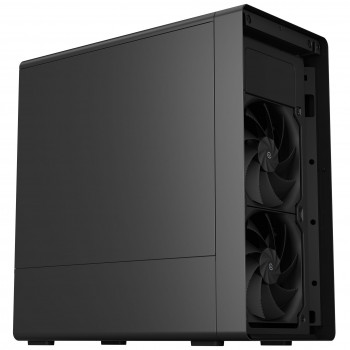 HAVN BF 360 Flow Solid kompiuterio dėžė, Midi Tower, E-ATX, juoda